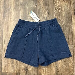 Smartwool Terry Merino Wool Blend Shorts Women’s Size M Dark Blue